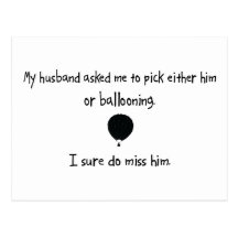 Pick Husband or Ballooning Post Cards
