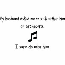 Pick Husband or Orchestra Acrylic Cut Out
