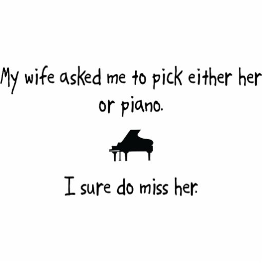 Pick Wife or Piano Photo Sculptures