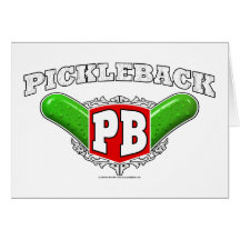 Pickleback Logo Greeting Cards