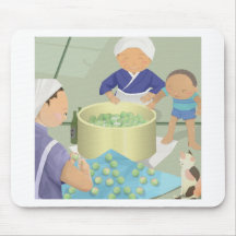 Pickled plums mouse pads