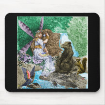Picnic With A Fairy Mousepad