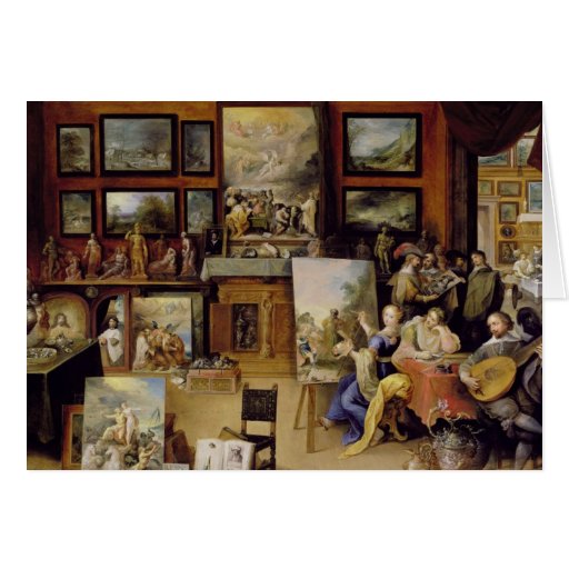 Pictura, Poesis and Musica in a Pronkkamer Greeting Cards