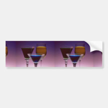 Picture of Cocktail drinks Bumper Sticker