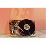 Picture of Hard drive with keyboard background Photo Sculpture
