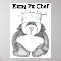 Picture of Panda Bear Chef Posters