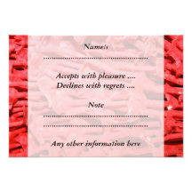 Picture of Red Organ Pipe Coral. Personalized Invite