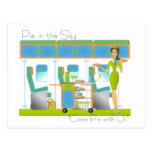 Pie in the Sky Airline Postcards