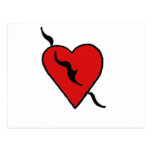 Pierced Heart Postcards