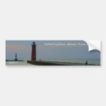 Pierhead Lighthouse, Kenosha, Wiscons... Bumper Sticker