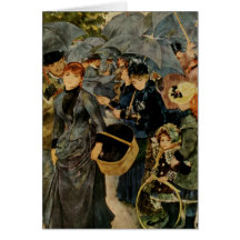 Pierre-Auguste Renoir's The Umbrellas (1883) Greeting Card