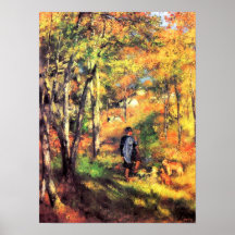 Pierre Renoir - Jules le Coeur and his dogs Poster