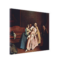 Pietro Longhi - Fainting Canvas Print