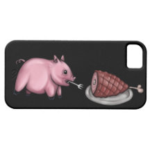 Pig Eats Ham iPhone 5 Case