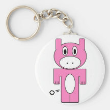 Pig Fart Key Chain