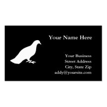 Pigeon Business Card Template