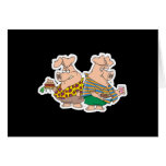 pigging out pigs cards