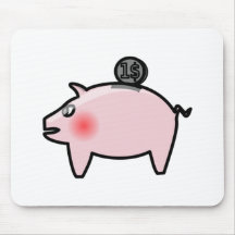 Piggy Bank Mouse Pads