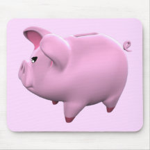 Piggy Bank Toon Mousepad
