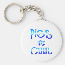 Pigs are Cool Keychain