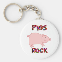 Pigs Rock Key Chains