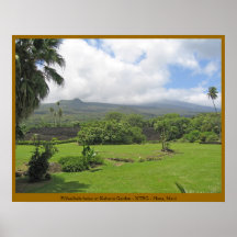 Pi'ilanihale Heiau at the Kahanu Garden - Maui Posters