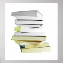 Pile of Books Poster