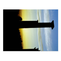 Pillars in Silhouette Post Card
