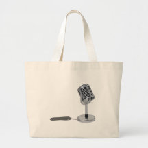 PillMicrophone042211 Canvas Bag