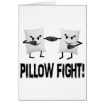 Pillow Fight Greeting Cards