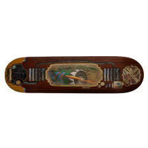 Pilot - Plane - German WW1 Fighter - Fokker D VIII Custom Skateboard