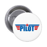 Pilot Wings Badge - Aviation Pinback Buttons