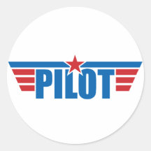 Pilot Wings Badge - Aviation Sticker