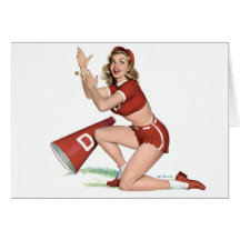 pin up greeting cards