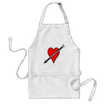 Pinball Heart aprons