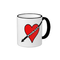 Pinball Heart mugs