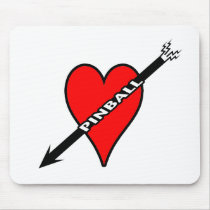 Pinball Heart mousepads
