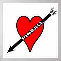 Pinball Heart posters
