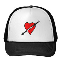 Pinball Heart hats