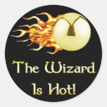 Pinball Wizard Is Hot Round Sticker