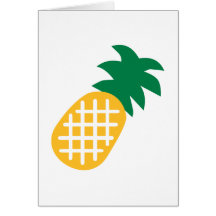 Pineapple fruit cards