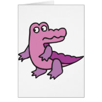 Pink Alligator cards