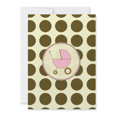 Pink Brown Baby Shower Invitations on Pink And Brown Baby Shower Invitation By Thepinkschoolhouse