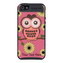 Pink and Brown Owl Skinit Cargo iPhone5 Case iPhone 5 Cover