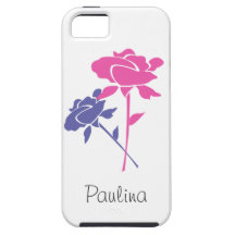Pink and Lavender Roses+Personalise Name