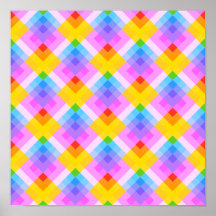 Pink and Multi Pattern. Posters