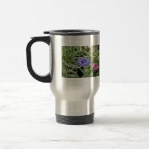 Pink and Purple flowers Coffee Mugs
