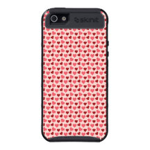Pink and Red Valentine's Day Hearts Pattern Gifts Cases For iPhone 5