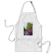Pink And White Park Azaleas flowers Aprons