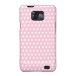 Pink and White Polka Dots Pattern. Samsung Galaxy S Cover